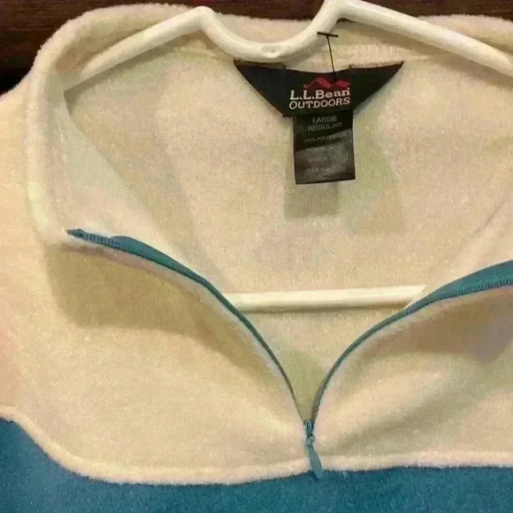 LL Bean outdoors fleece  1/4 zip women’s large - Picture 3 of 7